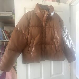 Levi's Brown Puffer Jacket